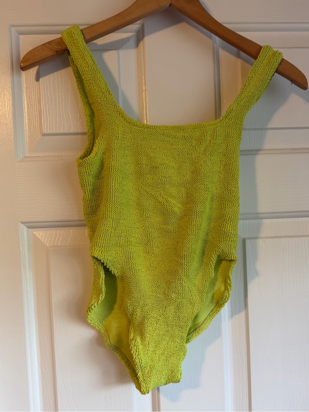 Youswim Lime Green Textured One-Piece Swimsuit